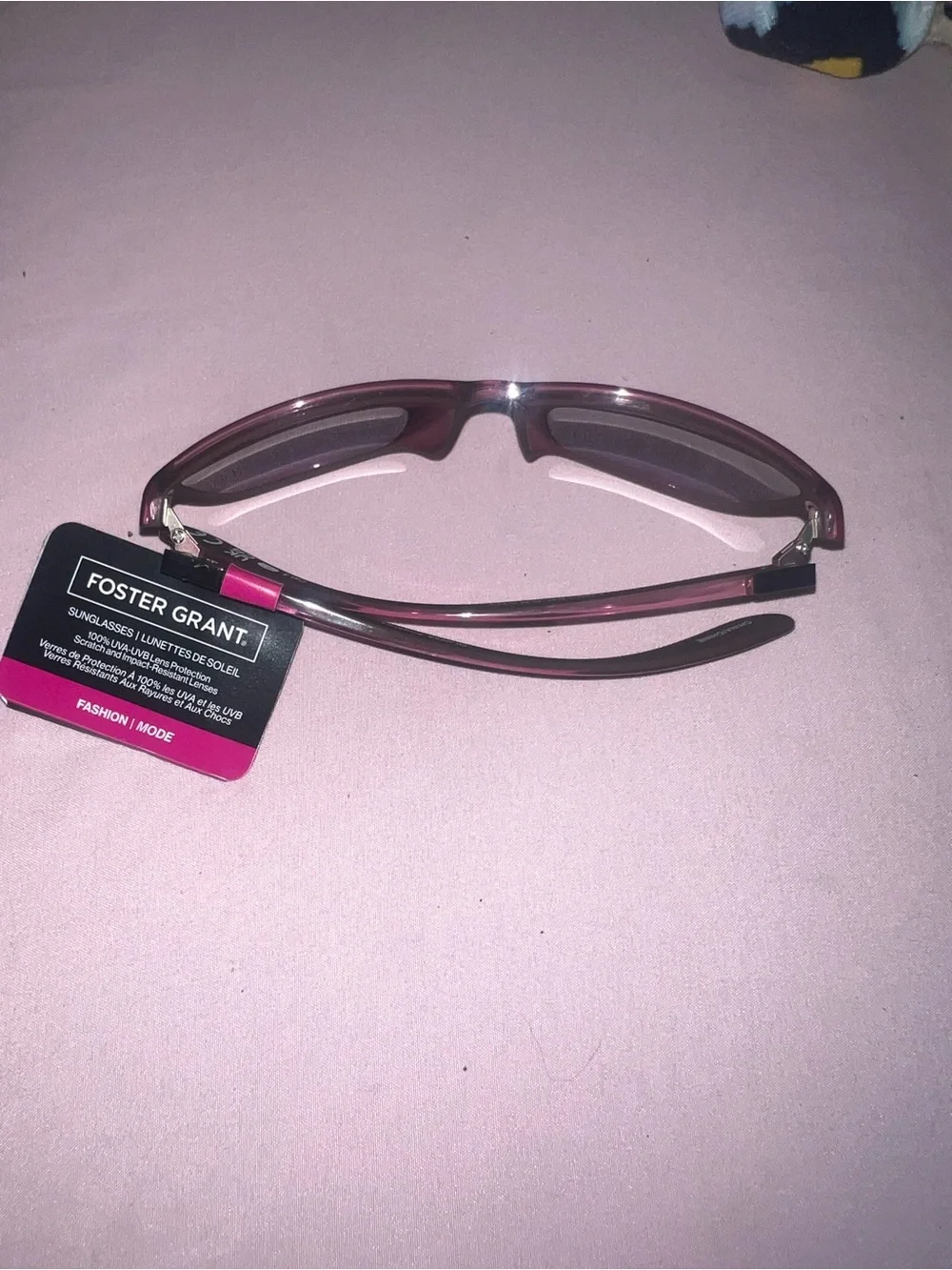 Foster Grant Purple Frame with Gradient Purple Lenses Cat-Eye Sunglasses
